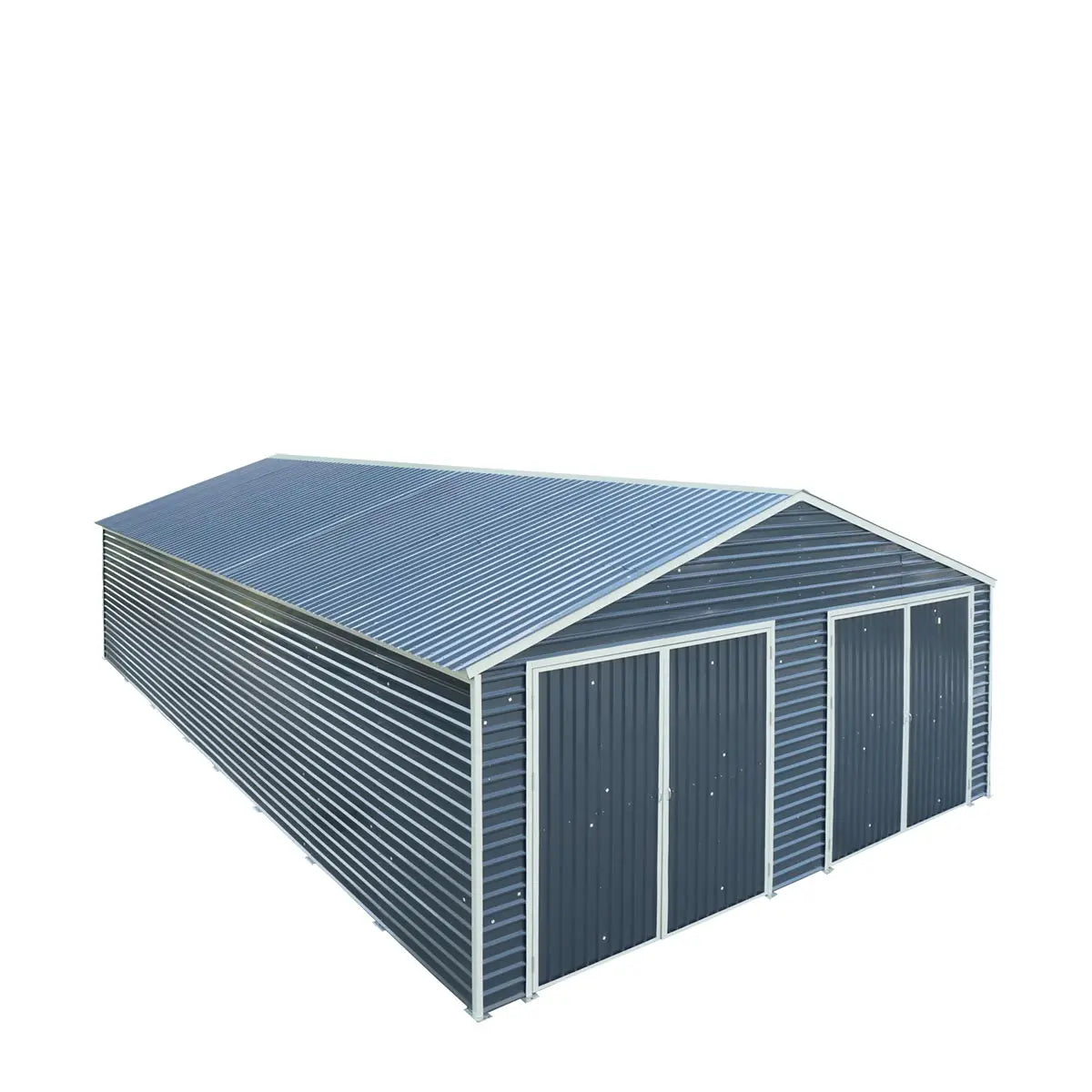 26’ X 40’ Metal Garage Shed, 9’ High Double Front Doors, 14’ Peak, 1040 Sq-Ft TMG-MS2640