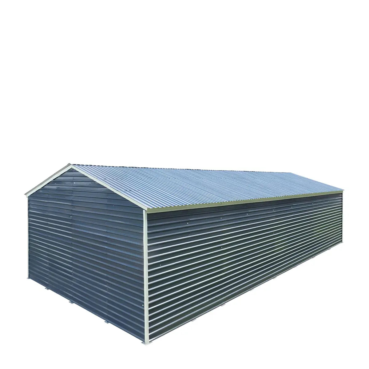 26’ X 40’ Metal Garage Shed, 9’ High Double Front Doors, 14’ Peak, 1040 Sq-Ft TMG-MS2640