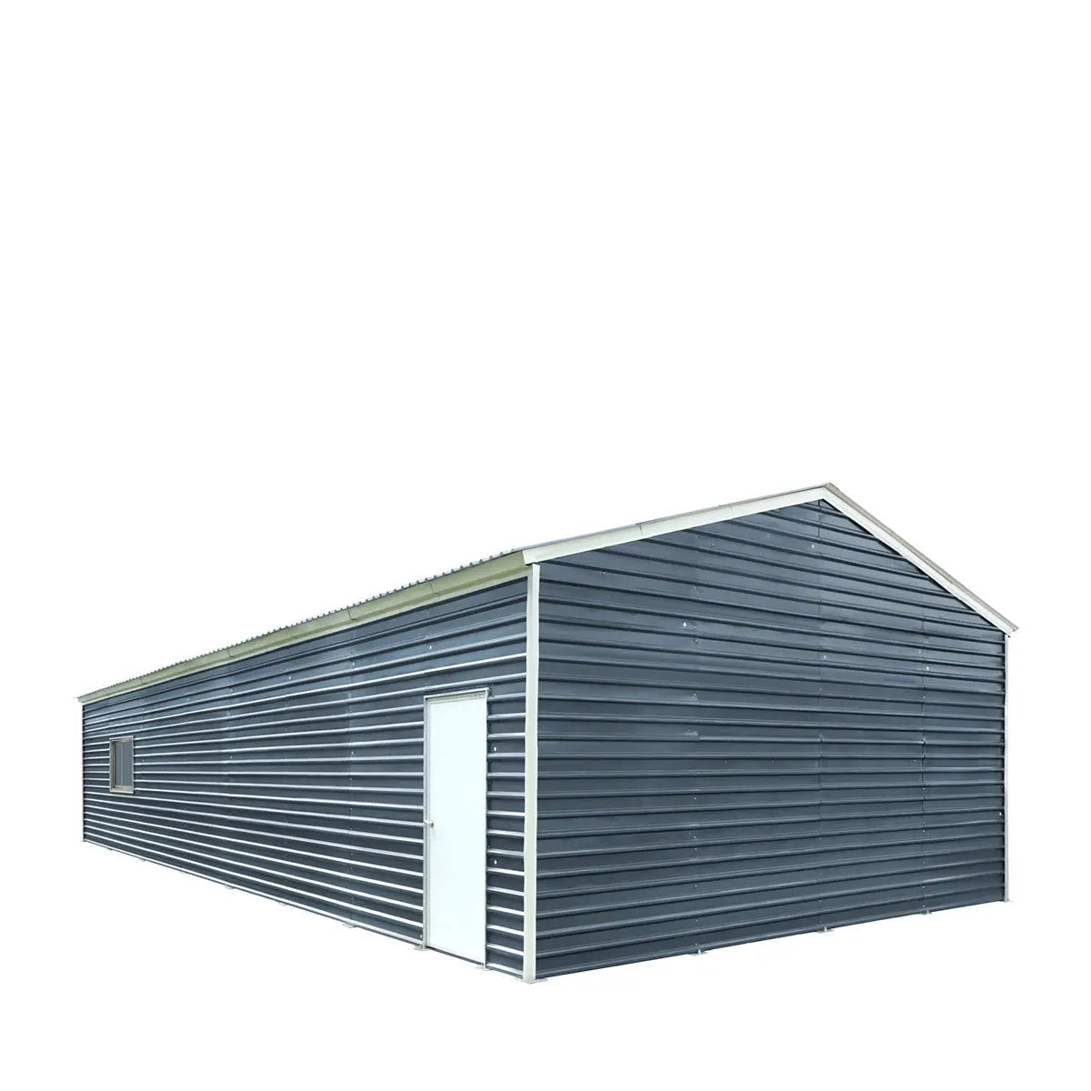 26’ X 40’ Metal Garage Shed, 9’ High Double Front Doors, 14’ Peak, 1040 Sq-Ft TMG-MS2640