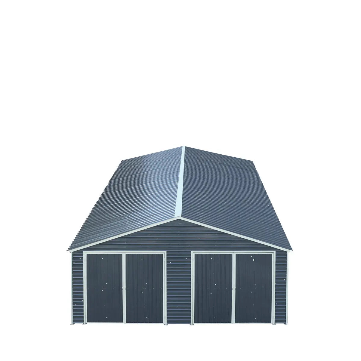 26’ X 40’ Metal Garage Shed, 9’ High Double Front Doors, 14’ Peak, 1040 Sq-Ft TMG-MS2640